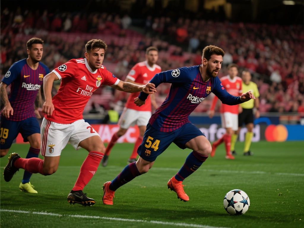 此外，在5-4击败本菲卡的比赛中，巴萨在