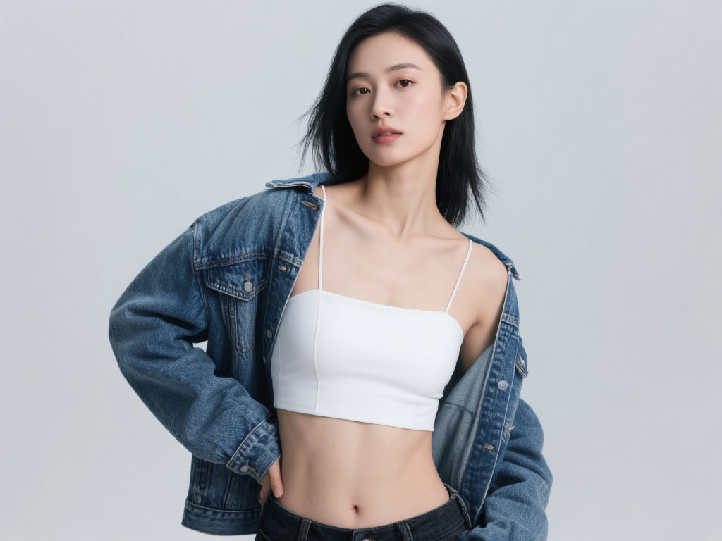 在时尚世界中，白色抹胸一直被视为女性气质