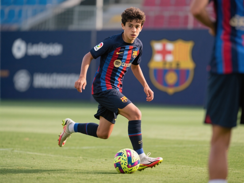 这位17岁的巴萨中场新星，凭借在青年队和