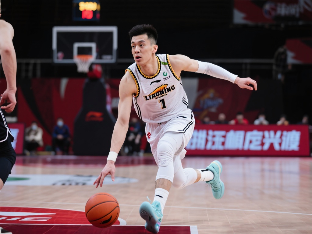 在篮球赛场上，每一场比赛都充满了激情与悬