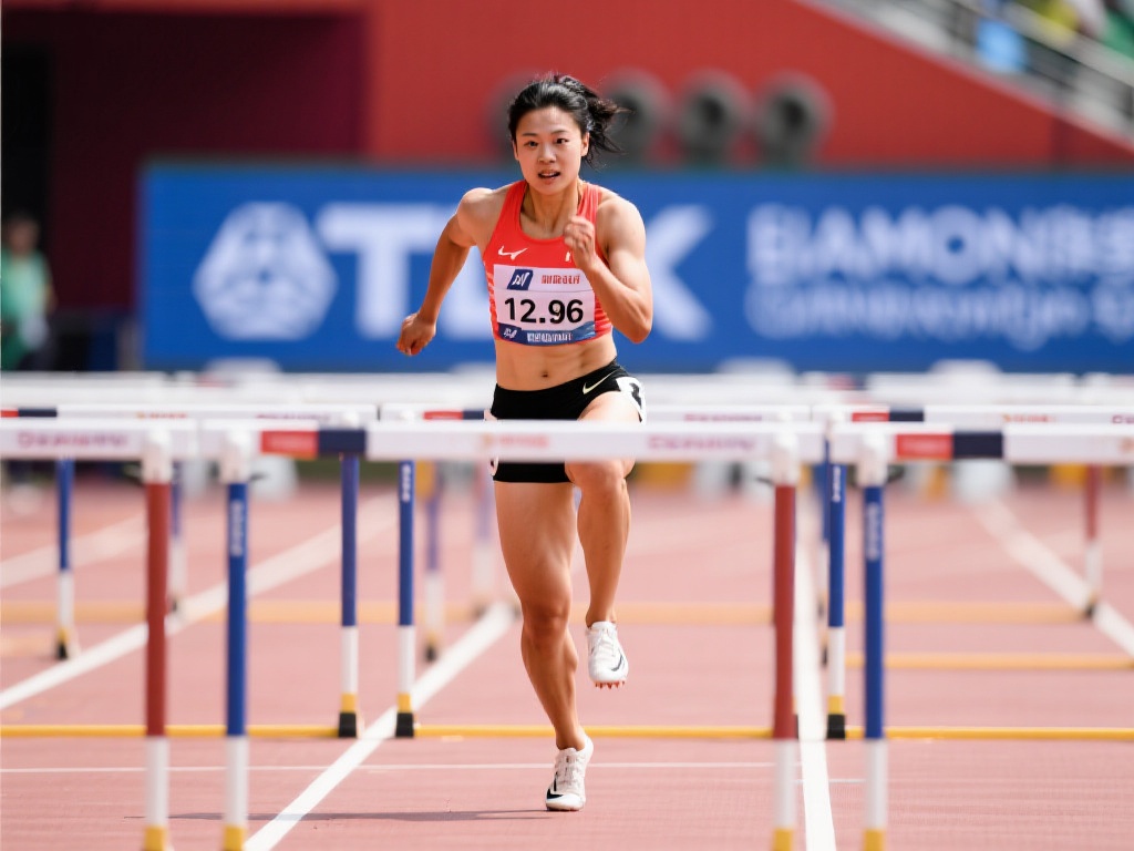 在本次钻石联赛中，吴艳妮的表现堪称完美。